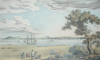 Harry, P. (19th century): Falmouth from Trefusis, lithographer: West, J.B., printer: Day, W., publisher: Trathan, J., lithograph, 36 x 49 cms.