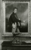 Unknown artist (19th century): Photograph of a painting (Beechey?) at De Pass's residence, Cliffe House, Falmouth, photograph, 15 x 10.5 cms. Presented by Catherine Wallace.
