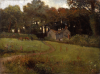 Richardson, John Thomas (1860-1942): Cottage near Marlborough, Falmouth, signed and dated 1913, oil on canvas, 46 x 60.5 cms.