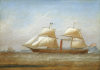 Clark, William of Greenock (1803-1883): An Early American Steamer, signed and dated 1856, oil on canvas, 37 x 55 cms. Presented by De Pass, Alfred A. 1647353214.