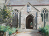 Holgate, Thomas Wood 1869-1954: Constantine Church, signed, oil on board, 25 x 34.5 cms.