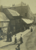 Unknown artist: Market Street about 1900, photograph, 21 x 15.5 cms.
