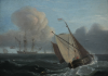 Luny, Thomas (1759-1837): Dutch Boats Racing, signed, oil on panel, 30 x 21.8 cms. Presented by De Pass, Alfred A.