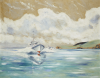 Cobb, Charles David, PRSMA (born 1921): Motor Torpedo Boats, signed, oil on canvas, 60 x 75 cms. Presented by Motor Torpedo Boats 5003,5007,5008 and 5009.