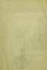 Martin, William A. (1899-1988): Buildings in a harbour with a figure, pencil, 25 x 17.5 cms. Presented by Moss, Ruth. Bequest.