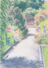 Martin, William A. (1899-1988): A garden path, pastels, 15 x 23 cms. Presented by Moss, Ruth. Bequest.