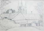 Martin, William A. (1899-1988): Perranwell Church, pencil, 12.9 x 18 cms. Presented by Moss, Ruth. Bequest.