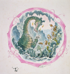 Firmin, Peter (1928-2018): Illustration for Stanley the Lizard, 1979, author: Meteyard, Peter, signed, watercolour and ink, 24.3 x 20.4 cms.