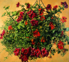 Newton, Kenneth (1933-1984): Hanging Basket, 1976, signed and dated 1976, oil on canvas, 106.7 x 116.8 cms. The Richard Harris Gift.