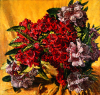 Newton, Kenneth (1933-1984): Rhododendrons from the Garden at Hopebourne, Kent 1976, signed and dated 1976, oil on canvas, 122 x 127 cms. The Richard Harris Gift.