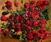 Newton, Kenneth (1933-1984): Study of Roses, 1976, signed and dated 1976, oil on canvas, 63.5 x 73.7 cms. The Richard Harris Gift.