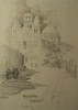 Williams, Marjorie (nee Murray 1880-1961): Angouleme Cathedral, signed and dated 1910, pencil, 24.8 x 17.8 cms. Presented by Mariella Fischer Williams MD in 2003.