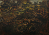 Newton, Kenneth (1933-1984): Study - Nailbourne Spring Stream, Oil on canvas, 56 x 76 cms. The Richard Harris Gift.