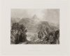 Turner, Joseph Mallord William RA (1775-1851): Launceston, engraver: Varrall, John Charles, publisher: Heath, Charles and Jennings, Robert , dated 1827, Line engraving, No.3, R216, Image Size: 169 x 238mm,  Plate mark size: 238 x 316mm,  Sheet size: 443 x 587mm.