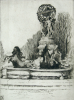 Williams, Marjorie (nee Murray 1880-1961): Fontaine de l'observatoire, Paris, signed and dated 1911, etching, 32.5 x 25.2 cms. Presented by Dr Mariella Fischer-Williams.