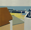 Davies, Peter: Sandy Harbour, signed and dated 2008, inscribed 1/8, linocut, 33 x 33 cms.