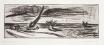 Jackowski, Andrzej (born 1947): Dawn Ghosts, 1989, printer: Stoneman, Hugh (1947-2005), publisher: Print Centre Publications, signed and dated 1988, etching (B.A.T), 46.5 x 67 cms. The Art Fund Hugh Stoneman Archive
 We will credit the artist at all times.