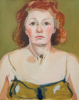 Gardner, Grace (1920-2013): Self portrait using Sir Joshua Reynold's palette for flesh, oil on canvas, 51 x 41 cms. The Grace Gardner Gift.