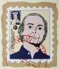Foster, Tony (born 1946): Hero Stamps - Roy Lichtenstein 1, signed and dated 1978, screenprint (5 of an edition of 8), 41 x 34.5 cms.