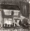 Markey, Danny (born 1965): Mongleath Avenue, Falmouth 1998, charcoal, 10 x 10 cms. Bequeathed by Mr Michael Nicholson. Bequest.