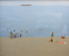 Markey, Danny (born 1965): Figures on a beach, signed and dated 1996, oil on canvas, 45 x 55.5 cms. Bequeathed by Mr Michael Nicholson. Bequest.