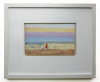 Markey, Danny (born 1965): Two figures on a beach, signed and dated 1997, oil on board, 14.5 x 23.5 cms. Bequeathed by Mr Michael Nicholson. Bequest.