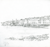 Bowen, Donald (1917-2019): Falmouth, 22 July 1969, signed and dated 1969, pencil on paper, 22.3 x 22 cms. Presented by the artist.