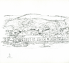 Bowen, Donald (1917-2019): Penryn, signed and dated 1971, inscribed Penryn, pencil on paper, 22.3 x 22 cms. Presented by the artist.