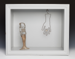 Lanyon, Andrew (born 1947): 'X-ray of a Hand' by Marie Curie and Cartier. A work made by a Surrealist, pretending to be both Henry Ford and Neptune', mixed media. New Expressions 2 supported by MLA Renaissance South West and the National Lottery through Grants for the Arts. Commission.