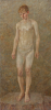 Manning Sanders, Joan (1913-2002): David, signed and dated 1930, oil on canvas, 171.5 x 83.5 cms. © Estate of Joan Manning-Sanders.