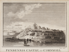 Pendennis Castle in Cornwall, engraver: Lowry, Joseph Wilson (1803-1879), inscribed with title, artist and publisher on plate, engraving, 18.3 x 23.4 cms. Presented by Lister, Mr Martin.