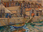 Whicker, Gwendoline J. (1900-1966): Bosun's Locker, Falmouth, signed, watercolour on board, 26.7 x 35.5 cms. Presented by Beecroft, Jane and Esme.