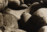 Lanyon, Andrew (born 1947): stones, photograph, 30.2 x 20.6 cms.