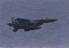 Priseman, Robert (born 1965): F-16, signed and dated 2013, oil on board, 12.7 x 17.8 cms. Presented by Priseman, Robert.