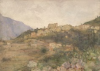 Tuke, Henry Scott, RA RWS (1858-1929): Riviera Village (near Mentone), signed and dated 1904, watercolour, 26.5 x 36.6 cms. RCPS Tuke Collection. Loan.