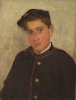 Tuke, Henry Scott, RA RWS (1858-1929): Head of William J. Martin, signed and dated 1890, oil on wood panel, 27.3 x 20.9 cms. RCPS Tuke Collection. Loan.