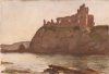Tuke, Henry Scott, RA RWS (1858-1929): Tantallon Castle, signed and dated 1891, watercolour, 17.5 x 25.5 cms. RCPS Tuke Collection. Loan.