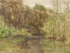 Tuke, Henry Scott, RA RWS (1858-1929): On the Rother, watercolour, 17 x 22 cms. RCPS Tuke Collection. Loan.