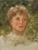 Tuke, Henry Scott, RA RWS (1858-1929): Head of Colin Goodwyn, oil on canvas board, 34.2 x 26.5 cms. RCPS Tuke Collection. Loan.
