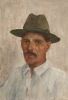 Tuke, Henry Scott, RA RWS (1858-1929): Gill, our Fisherman, signed and dated 1924, Inscribed Gill our fisherman. Belize. B.H., watercolour, 26 x 18 cms. RCPS Tuke Collection. Loan.