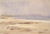 Tuke, Henry Scott, RA RWS (1858-1929): The Sands, Porthleven, signed and dated 1923, inscribed H.S. Tuke 1923, watercolour, 17.8 x 26 cms. RCPS Tuke Collection. Loan.