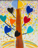Frost, Sir Terry RA (1915-2003): Love Tree, signed, inscribed Happy Birthday Brenda from Kath and Terry xxx, acrylic and collage on board, 33.5 x 26 cms. © The Estate of Terry Frost. Bequest.