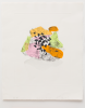 Irwin, Bernard, Smith, Jesse Leroy: Jewels from the earth, signed and dated 2016, hard ground etching with aquatint, hand colouring, chine-coll, 69 x 57 cms.