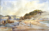 Beer, Sidney James (1875-1952): Maenporth, signed, watercolour, 19 x 28.5 cms. Presented by Spencer, Chris. Donation.