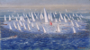 Whicker, Fred (1901-1966): Sailing boats, signed, oil on board, 40.5 x 71 cms. Presented by the executors of Fred Whicker.