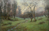 Richardson, John Thomas (1860-1942): The Orchard at Prislow, signed and dated 1910, oil on canvas, 45.5 x 71 cms. Presented to the corporation of Falmouth in 1923 by A.A. de Pass in memory of his sons.