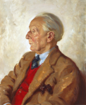 Bates, Leo Fison (1890-1957): Commander George Peckham RN, oil on canvas, 61 x 51 cms. Presented by Mrs M. Bates in 1985.