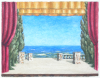 Martin, William A. (1899-1988): Theatre set design, watercolour, 22.1 x 27.8 cms. Presented by Moss, Ruth. Bequest.