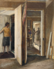 Whicker, Gwendoline J. (1900-1966): Doors, signed, oil on board, 36 x 45 cms. Presented by Mrs Miriam Walters.