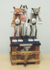 Newstead, Keith (1956 - 2020): Dog at a Disco, signed and dated 2002, automaton, 48 cms high.